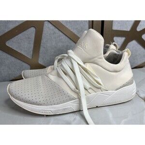 Arkk Raven S-E15 Off White Nubuck Snekers Shoes Wm 9